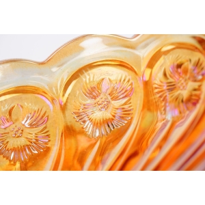 69938 INWALD ELINKE CARNIVAL GLASS IRYZOWANA MISA W KWIATUSZKI IRYZOWANE SZKŁO (4).JPG