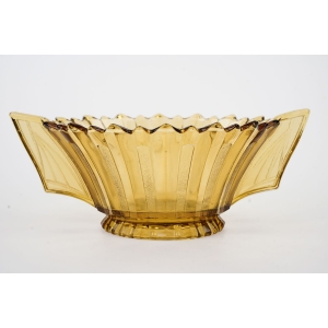 69947 SCAILMONT RZADKA BURSZTYNOWA MISA Z USZAMI RASOWE ART-DECO SYGNOWANA (2).JPG