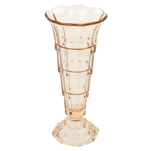 BELGIA PIĘKNY ŁOSOSIOWY WAZON ART-DECO KASKADOWY