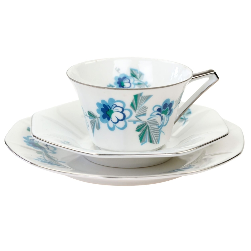 70029 VICTORIA GRANIASTA ŚNIADANIÓWKA NIEBIESKIE KWIATY CZESKIE ART-DECO (1).jpg