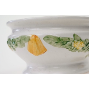 70050 CERAMICZNA ŻARDINIERA OSŁONKA NA DONIOCĘ DONICZKA GIRLANDY KWIATÓW I OWOCÓW (4).JPG