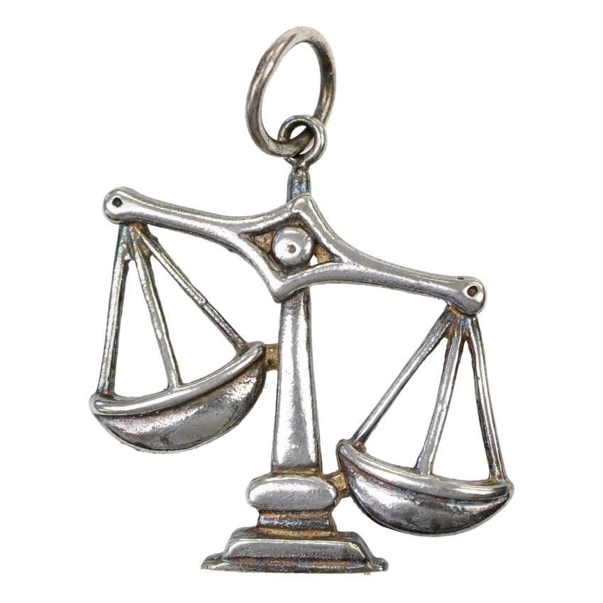 70094 SREBRO WAGA ZAWIESZKA WISIOREK SREBRNY ZNAK ZODIAKU WAGA 2,8 G (1).jpg