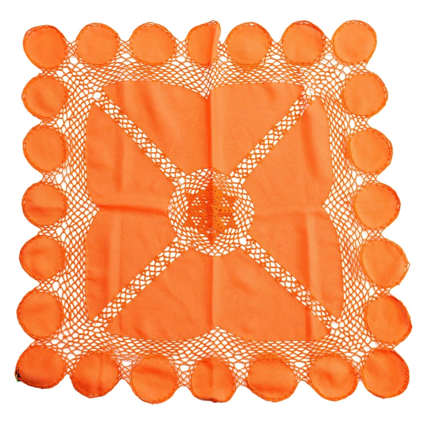 70138 POMARAŃCZOWY OBRUS Z SZYDEŁKOWYMI ŁĄCZENIAMI 78 X 75 CM (1).jpg