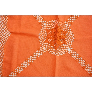 70138 POMARAŃCZOWY OBRUS Z SZYDEŁKOWYMI ŁĄCZENIAMI 78 X 75 CM (2).JPG