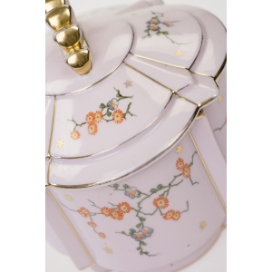 70162 HAVILAND DUŻA BOMBONIERA ART-DECO Z RÓŻOWEJ PORCELANY ORIENTALNE DEKORACJE (3).JPG