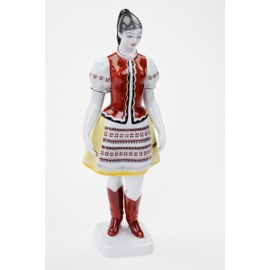 70204 HOLLOHAZA DUŻA FIGURA NIEWIASTY W STROJU LUDOWYM (3).JPG