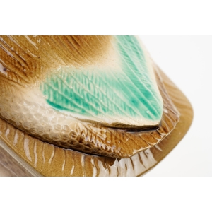 70215 CERAMICZNY POJEMNIK FORMA NA PASZTET Z KACZKĄ RĘCZNIE MALOWANA (4).JPG