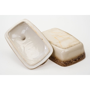 70215 CERAMICZNY POJEMNIK FORMA NA PASZTET Z KACZKĄ RĘCZNIE MALOWANA (7).JPG