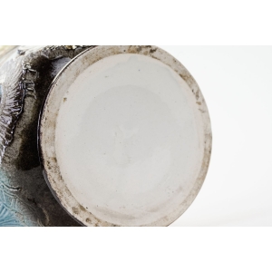 70216 ART NOUVEAU MAJOLIKA DONICA OSŁONKA NA DONICZKĘ PEJZAŻE (7).JPG