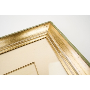 70223 DUŻA AKWARELA Z WIDOKIEM PARYŻA W RAMIE ZA SZKŁEM NOTRE DAME SYGNOWANA (3).JPG