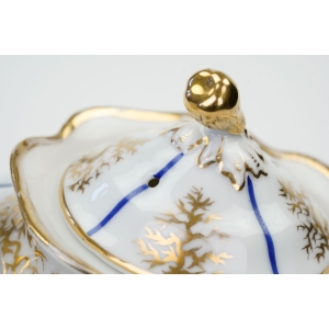 70372 BIEDERMEIER CZAJNIK IMBRYK RĘCZNIE MALOWANY GRUSZKA (4).JPG