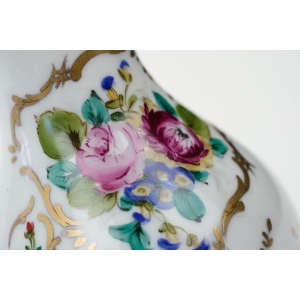 70375 BIEDERMEIER NIEZWYKŁY DUŻY RĘCZNIE MALOWANY WAZON (3).JPG