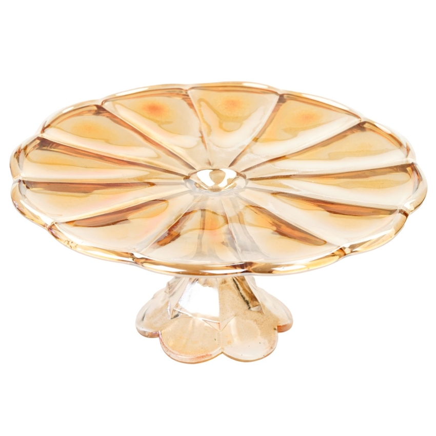 70437 CARNIVAL GLASS IRYZOWANA PATERA NA NODZE TORTOWNICA (1).jpg