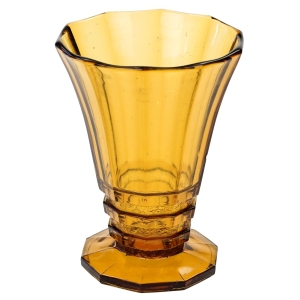 SCAILMONT SYGNOWANY WAZON ART-DECO W KOLORZE BURSZTYNOWYM