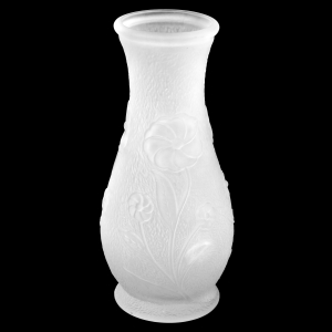 WŁOCHY DUŻY WAZON SATYNOWY W KWIATY