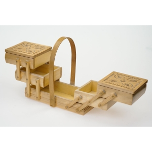 70459 LUDOWY STARY NICIAK NIEZBĘDNIK KRAWCOWEJ RĘCZNIE DEKOROWANY (5).JPG