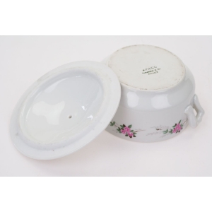 70547 APILCO ŚLICZNY POJEMNICZEK Z POKRYWĄ RĘCZNIE MALOWANE RÓŻYCZKI (4).JPG