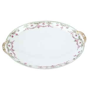 70551 LIMOGES ŚLICZNA SECESYJNA PATERA Z USZAMI GIRLANDY KWIATÓW (1).jpg