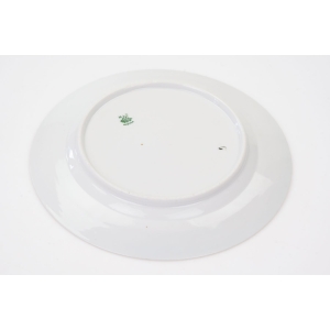 70552 M.Z. AUSTRIA KOMPLET 6 UROCZYCH SECESYJNYCH TALERZYKÓW GIRLANDY RÓŻ (4).JPG