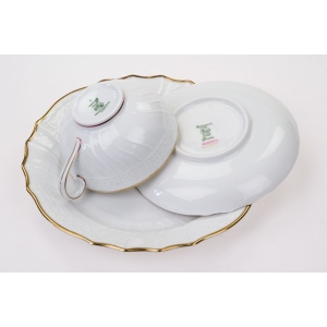 70557 HUTSCHENREUTHER DRESDEN ZESTAW ŚNIADANIOWY BIEL I ZŁOCENIA (5).JPG