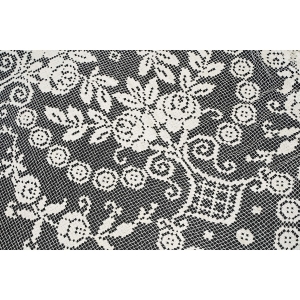 70634 KOŁEK KREMOWY OBRUS LUB FIRANKA CAŁA W KWIATY 220 X 180 CM (2).JPG