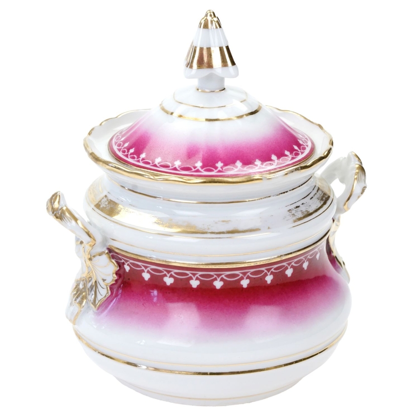 70510 BIEDERMEIER MALINOWA PIĘKNA CUKIERNICA ZE ZŁOCENIAMI (1).jpg