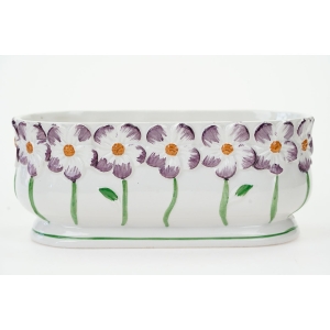 70713 BASSANO ŚLICZNA RĘCZNIE MALOWANA ŻARDINIERA DONICZKA DONICA OSŁONKA NA DONICĘ (2).JPG