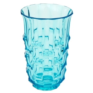 DUŻY TURKUSOWY WAZON ART-DECO