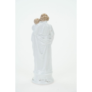 70850 SCHATZLAR ŚWIĘTY JÓZEF Z LILIĄ I DZIECIĄTKIEM JEZUS STARA PORCELANOWA FIGURKA (3).JPG