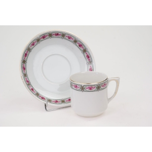 71141 C.T. ALTWASSER FILIŻANKA ZE SPODKIEM Z RÓŻANYM SZLACZKIEM (3).JPG