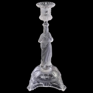 52503 VAL SAINT LAMBERT REWELACYJNY STARY ŚWIECZNIK FIGURALNY JEZUS Z GOREJĄCYM SERCEM (1).jpg