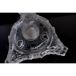 52503 VAL SAINT LAMBERT REWELACYJNY STARY ŚWIECZNIK FIGURALNY JEZUS Z GOREJĄCYM SERCEM (7).JPG