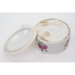 71165 PORCELAINE DE PARIS RONDEL NACZYNIE Z POKRYWĄ W KWIATY (4).JPG