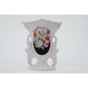 71168 BIEDERMEIER RĘCZNIE MALOWANY WAZON KWIATOWY MALOWANY (2).JPG