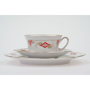 71172 WEIMAR ŚLICZNA ŚNIADANIÓWKA CZERWONO-ZŁOTE WZORKI (2).JPG