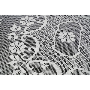 71228 SZYDEŁKO BARDZO ŁADNY DUŻY OBRUS W KWIATOWY WZÓR 240 X 210 CM (2).JPG