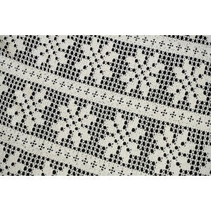 71251 SZYDEŁKO KREMOWO-WANILIOWY OBRUS W GWIAZDKI LUB KAPA NA ŁÓŻKO 195 X 170 CM (2).JPG