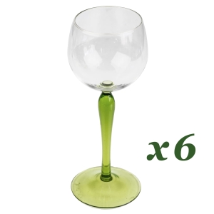 42714 CZECHY KOMPLET KIELICHÓW DO WINA NA ZIELONYCH NÓŻKACH (1).jpg