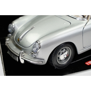 71274 PORSCHE 356B CABRIO '1961 SREBRNY 118 BBURAGO W ORYGINALNYM PUDEŁKU (2).JPG