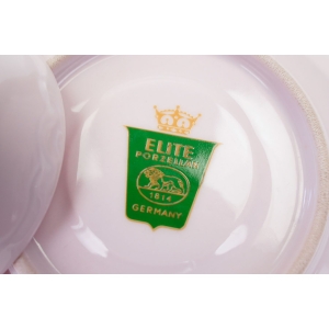 71288 HUTSCHENREUTHER ELITE FILIŻANKA ZE SPODKIEM Z RÓŻOWEJ PORCELANY (5).JPG