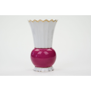 71407 ROSENTHAL ŚLICZNY WAZON ART-DECO MALINOWY BRZUSZEK (2).JPG
