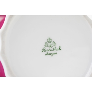 71407 ROSENTHAL ŚLICZNY WAZON ART-DECO MALINOWY BRZUSZEK (5).JPG