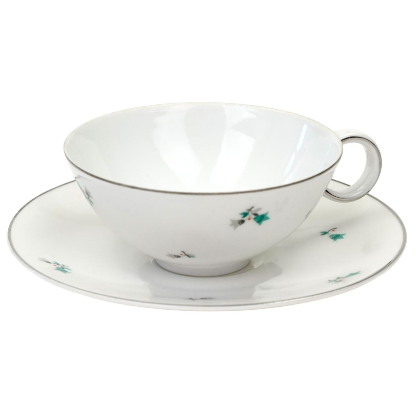 71418 EPIAG ŚLICZNA FILIŻANKA ZE SPODKIEM DROBNE KWIATKI W STYLU ART-DECO (1).jpg