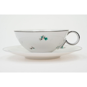 71418 EPIAG ŚLICZNA FILIŻANKA ZE SPODKIEM DROBNE KWIATKI W STYLU ART-DECO (2).JPG