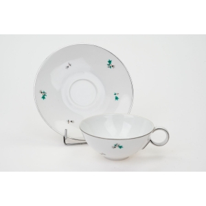 71418 EPIAG ŚLICZNA FILIŻANKA ZE SPODKIEM DROBNE KWIATKI W STYLU ART-DECO (3).JPG