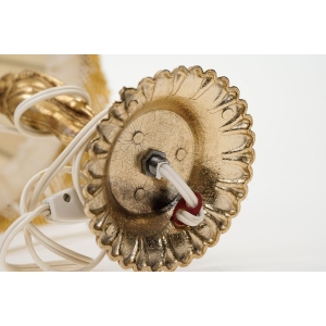 71470 PIĘKNA STARA LAMPKA Z AMORKIEM GOLASEM Z ABAŻUREM (7).JPG