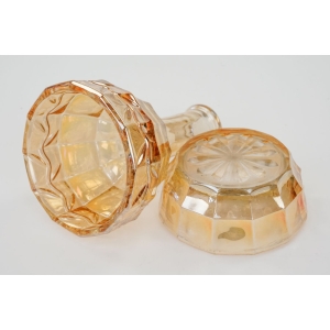 71495 CARNIVAL GLASS RINDSKOPF IRYZOWANA KARAFKA DWUCZĘŚCIOWA CIEKAWOSTKA I ZAGADKA (6).JPG