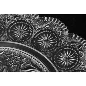 71580 BROCKWAY GLASS Co. AMERICAN CONCORD BOGATO ZDOBIONA PATERA Z LAT 60-TYCH (3).JPG