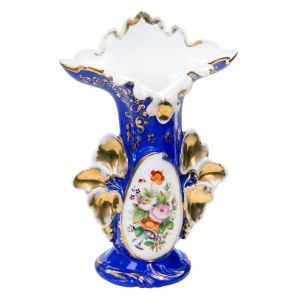 VIEUX PARIS STAREŃKI PORCELANOWY WAZON RĘCZNIE MALOWANY