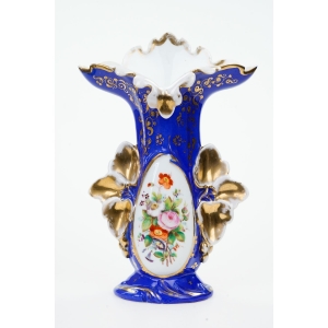 71621 VIEUX PARIS STAREŃKI PORCELANOWY WAZON RĘCZNIE MALOWANY (2).JPG